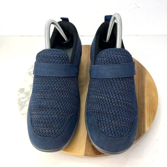 EUC OrthoFeet Blue Quincy Arch Support Orthopedic Slip On WOMEN'S 8 WIDE/39 - Picture 3 of 13